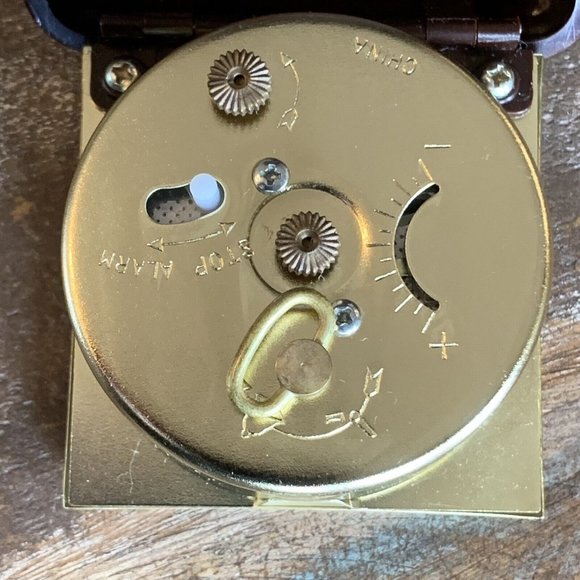 Vintage Alarm Clock - Westclox - Folding Travel - Eco Wind-Up - TESTED - Picture 5 of 6